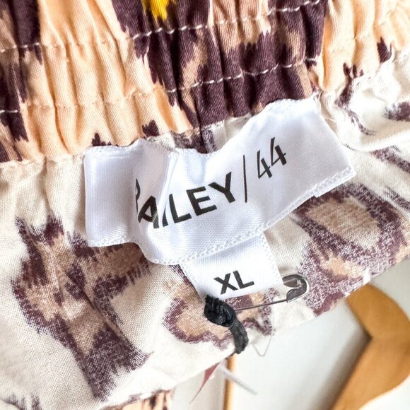 Bailey 44 iKat Abstract Print Skirt and One Shoulder Crop Top + Skirt SET  XL - Picture 2 of 6